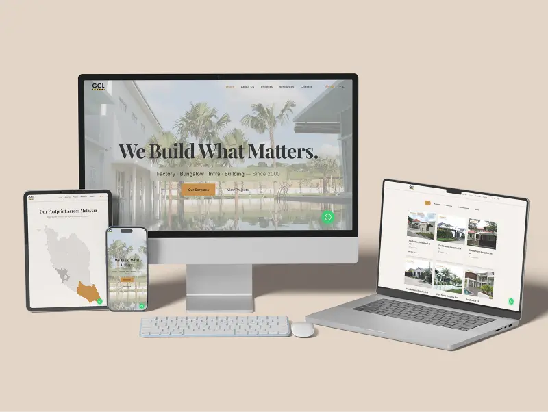 GCL Builders Website